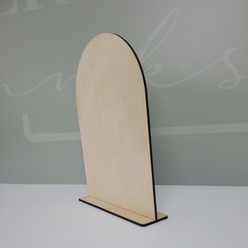 Plywood A5 & A4 Arch Sign + Base