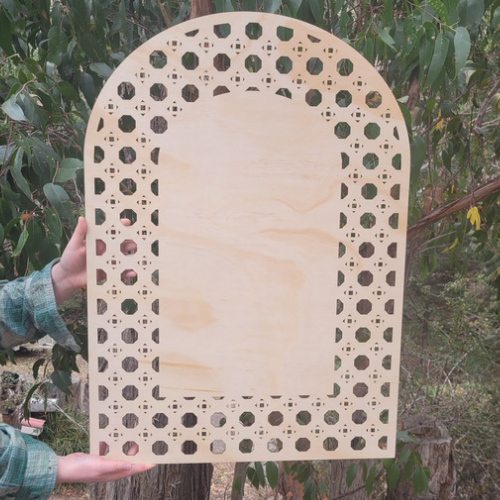 A1 Rattan Plywood Arch (Large holes)