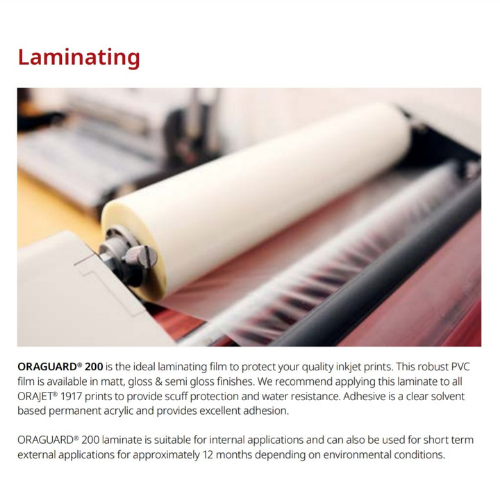 ORAGUARD 200 Laminating Film