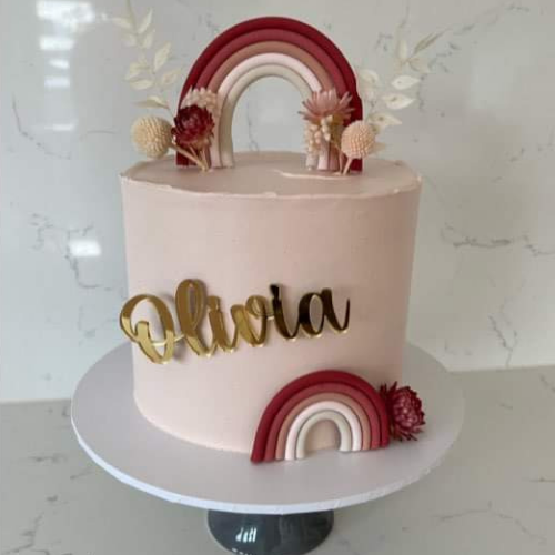 Personalised Cake Name Plaque / Fropper