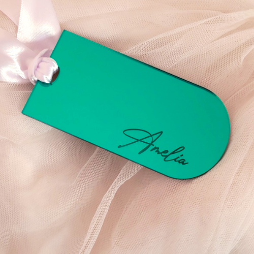 Engraved Acrylic Luggage Tag / Place Card