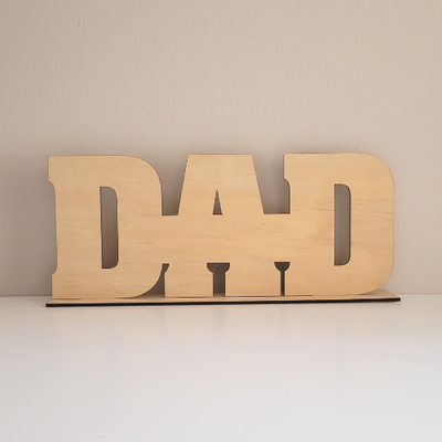 DAD Sign + Base