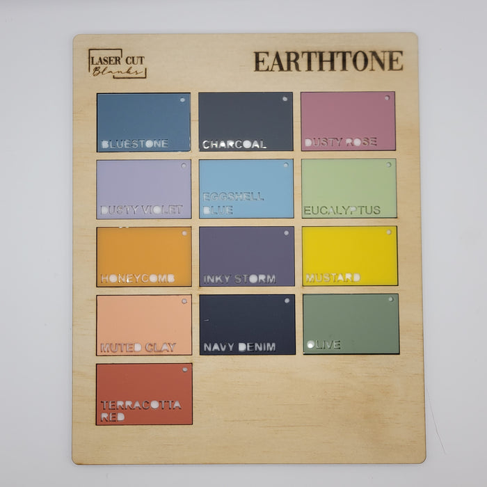 Earth Tone Acrylic Squares