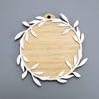 Wreath Tag - Double Layer