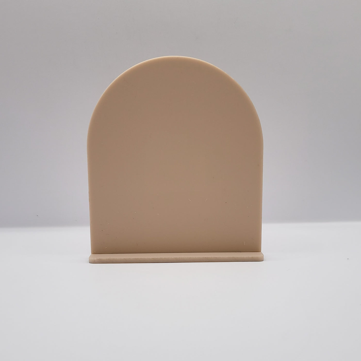 Small - Acrylic Arch Sign + Base (100mm x 112mm)