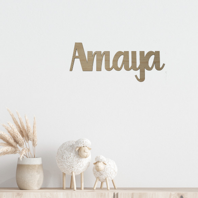 Plywood Name Plaque