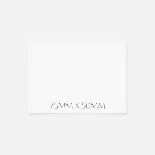 Acrylic Rectangle - 75mm x 50mm