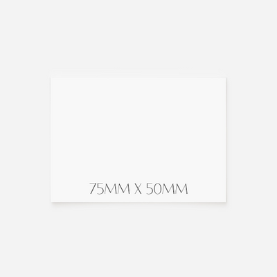 Acrylic Rectangle - 75mm x 50mm
