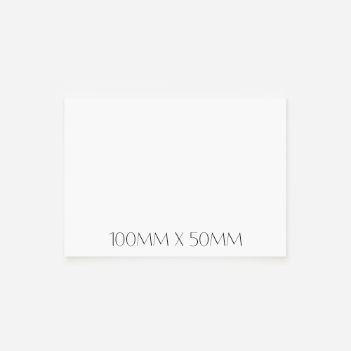 Acrylic Rectangle - 100mm x 50mm