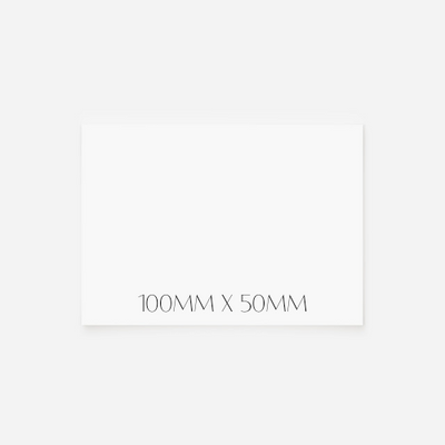 Acrylic Rectangle - 100mm x 50mm