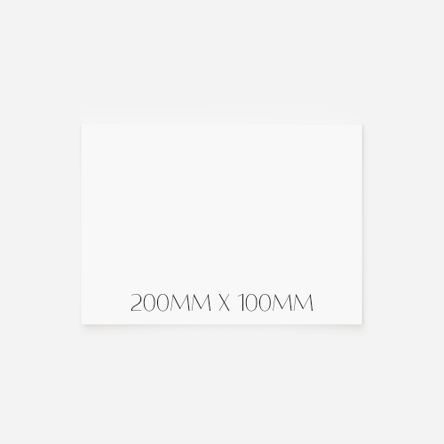 Acrylic Rectangle - 200mm x 100mm