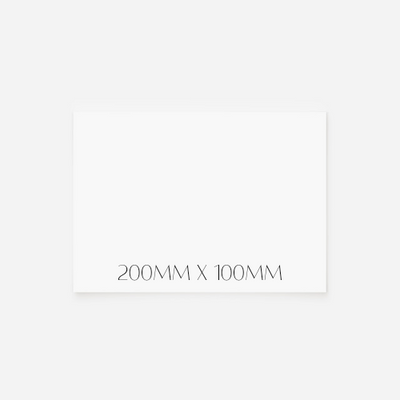 Acrylic Rectangle - 200mm x 100mm