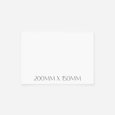 Acrylic Rectangle - 200mm x 150mm