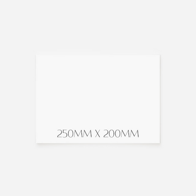 Acrylic Rectangle - 250mm x 200mm