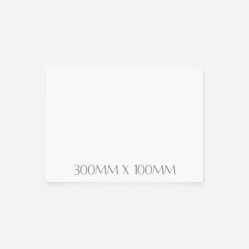 Acrylic Rectangle - 300mm x 100mm