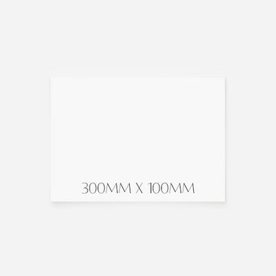 Acrylic Rectangle - 300mm x 100mm