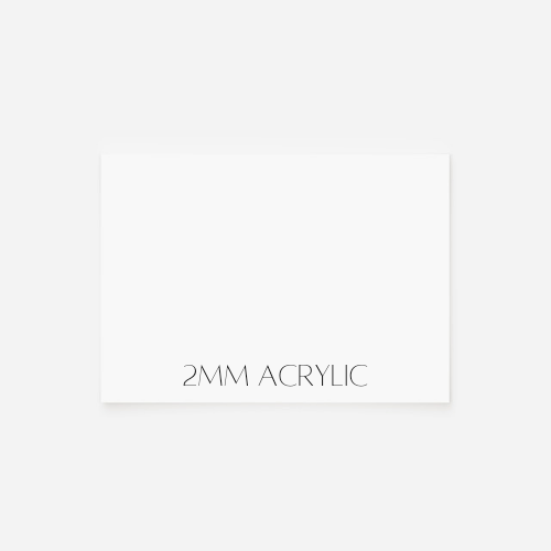 Acrylic Rectangles - 2mm