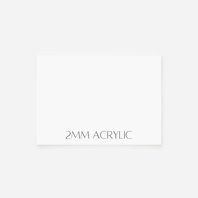 Acrylic Rectangles - 2mm