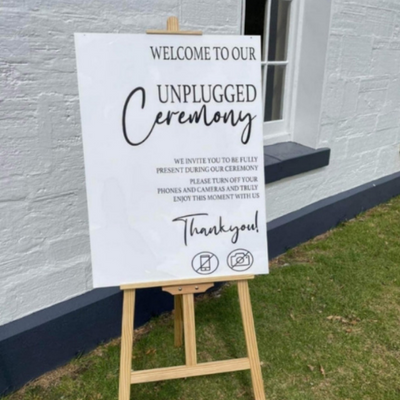 A1 Acrylic Rectangle Sign