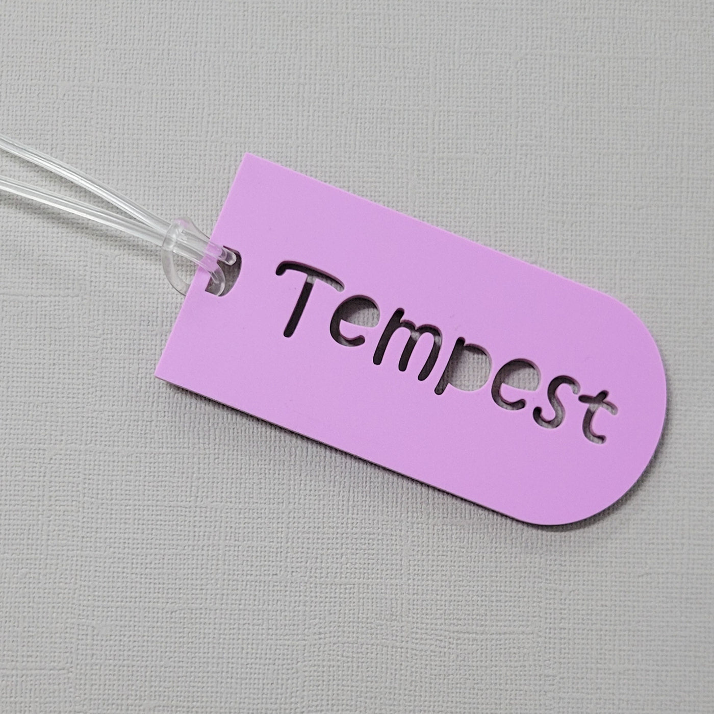 Personalised Bag Tag - Luggage Tag Shape