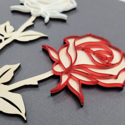 3D Rose Stem