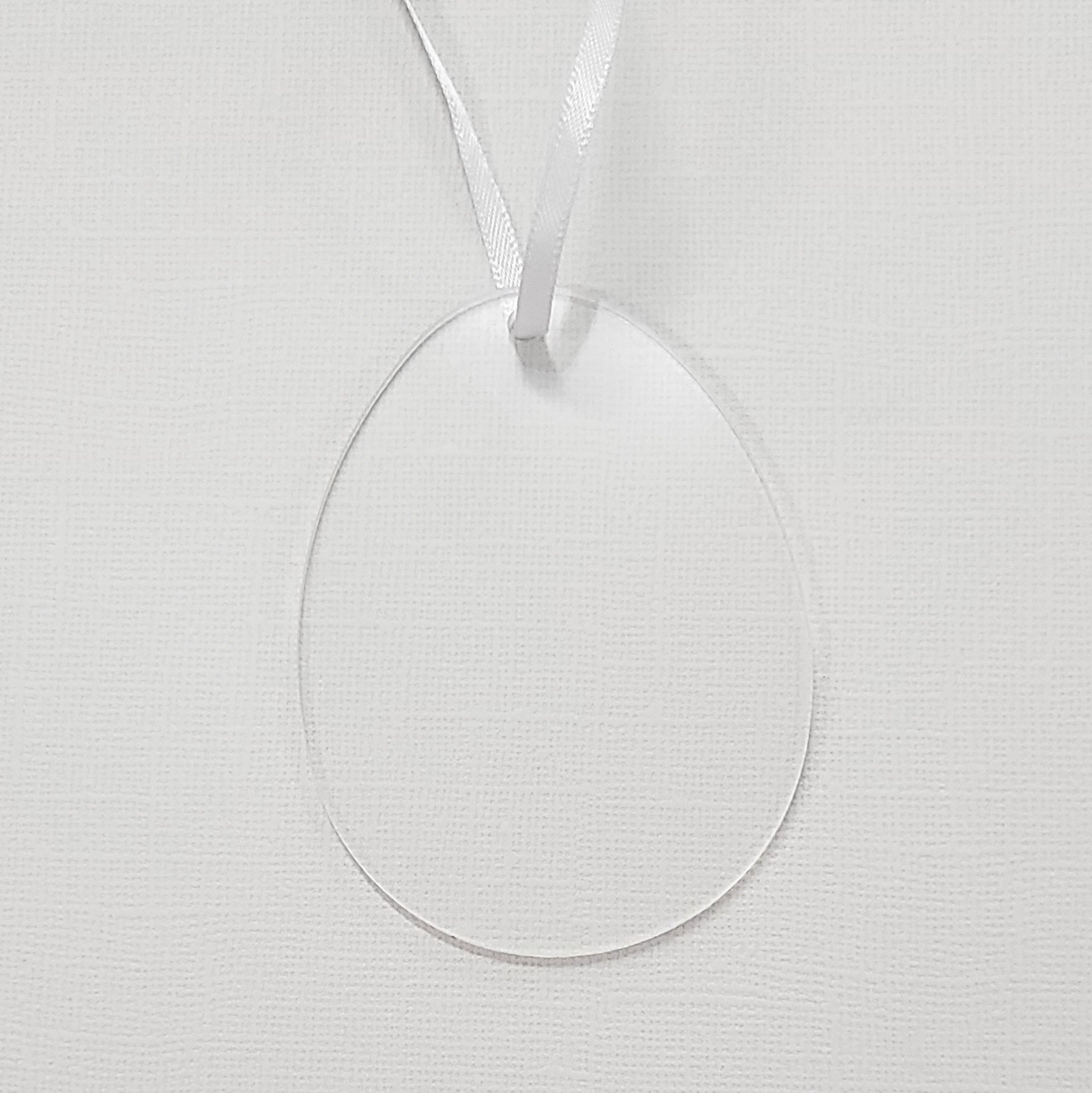 Easter Egg Tag | Bulk Buy pack of 50 | 2mm Clear (60c each)