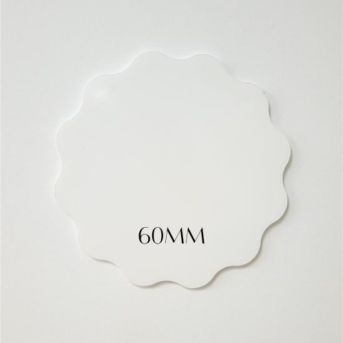 Acrylic Ripple Circle - 60mm