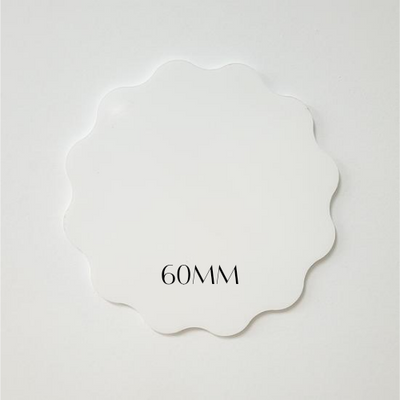 Acrylic Ripple Circle - 60mm