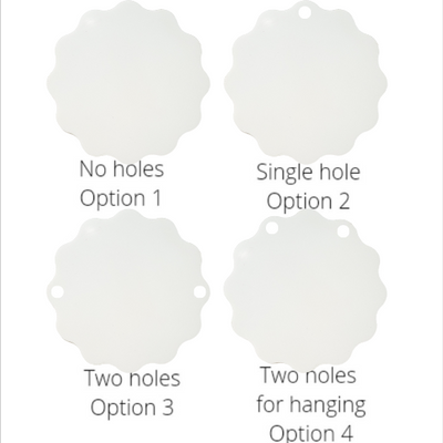 Acrylic Ripple Circle - 30mm (5pack)