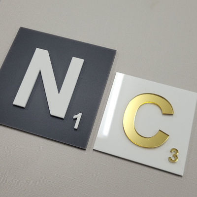 Oversized Scrabble Tile - Acrylic - Large