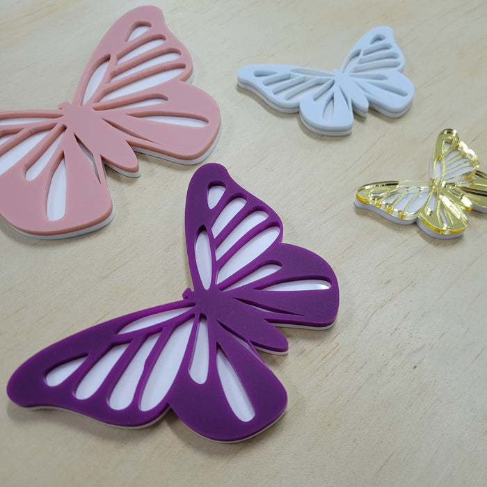 Double Layer Butterfly - mini (3 pack)