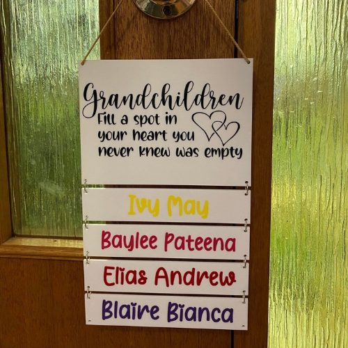 Family Board Plaque