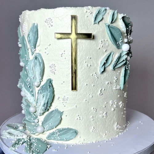 Cake Plaque Fropper - Cross — Laser Cut Blanks