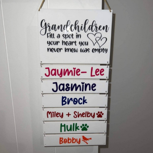 Family Board Plaque - Blank