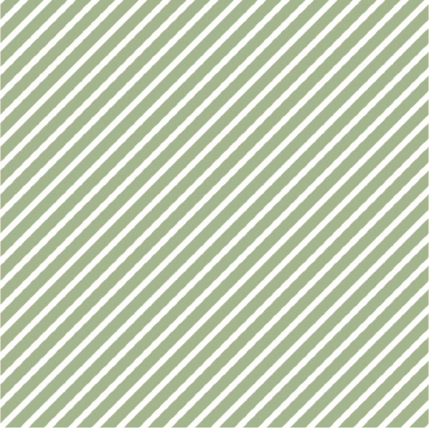 Diagonal Stripe - Sage
