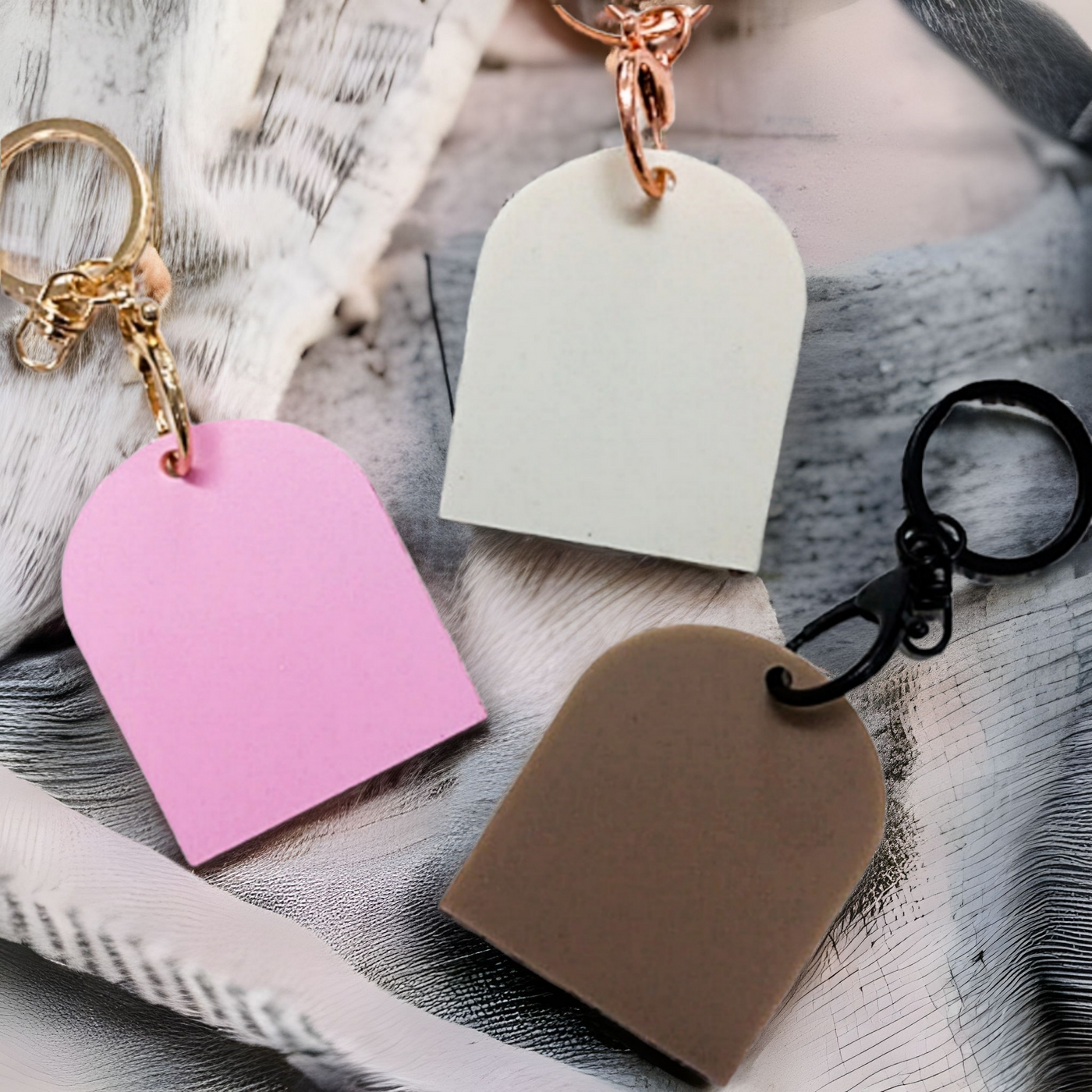 Acrylic Keyring - Arch