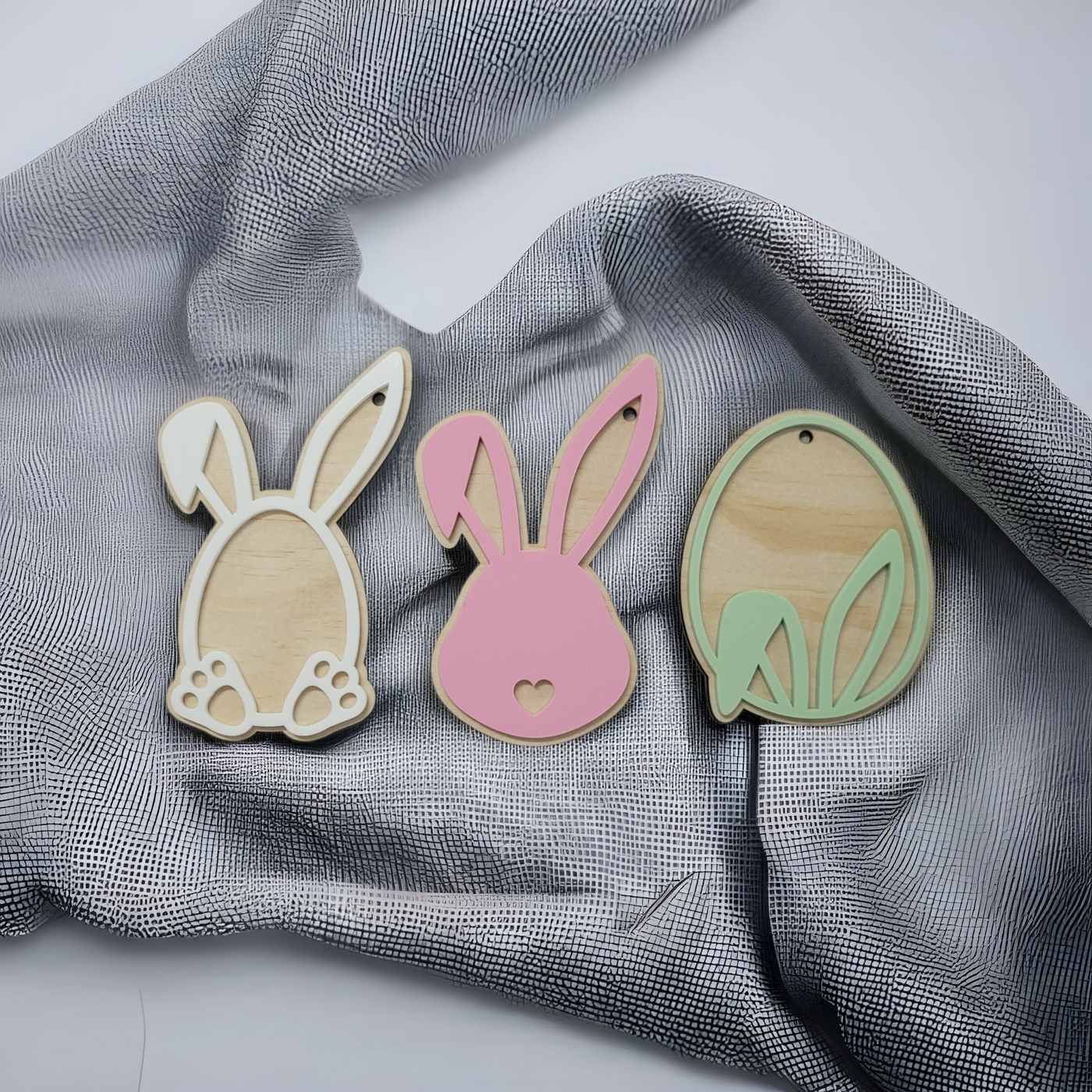 Double Layered Easter Tag - Assorted