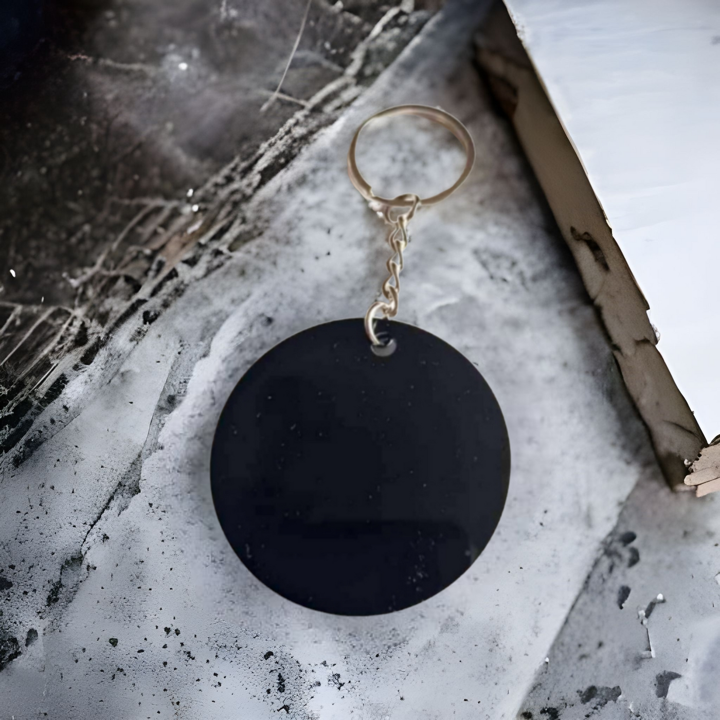 2mm Round Keyring - Acrylic 50mm