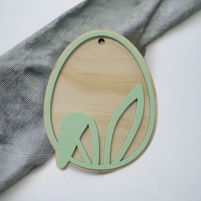 Double Layered Easter Tag - Assorted