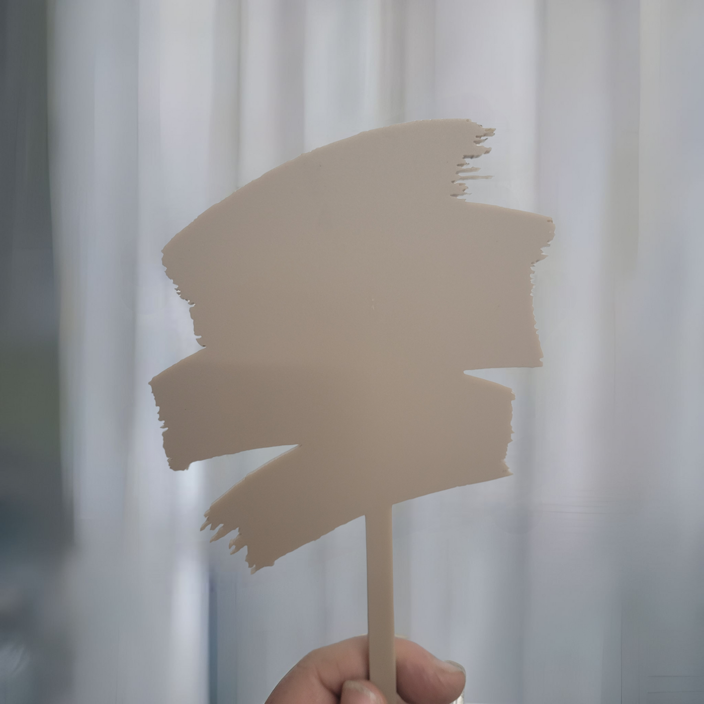 Brushstroke Cake Topper