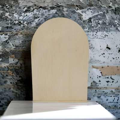 Plywood A5 & A4 Arch Sign + Base
