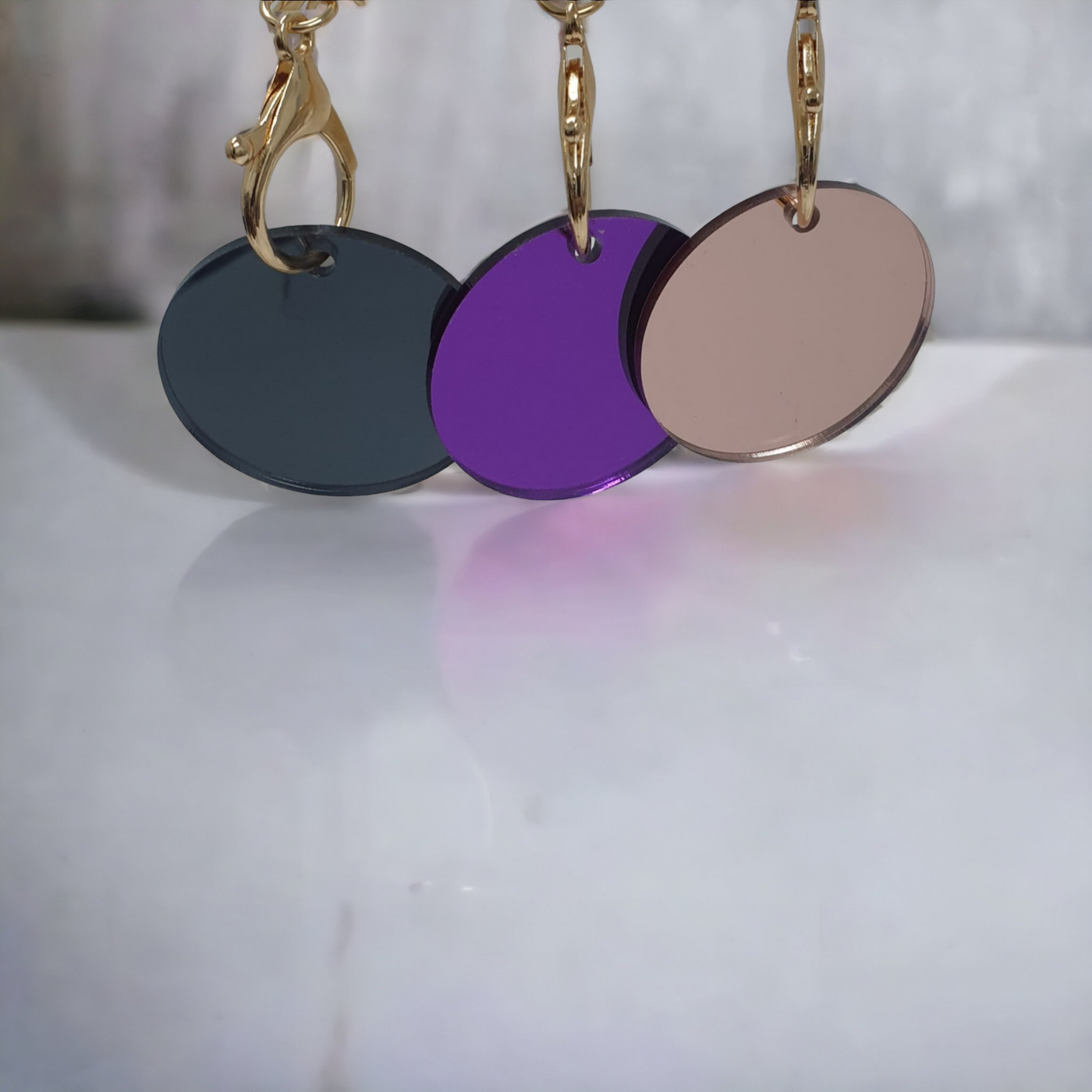 Round Keyring Acrylic - 50mm