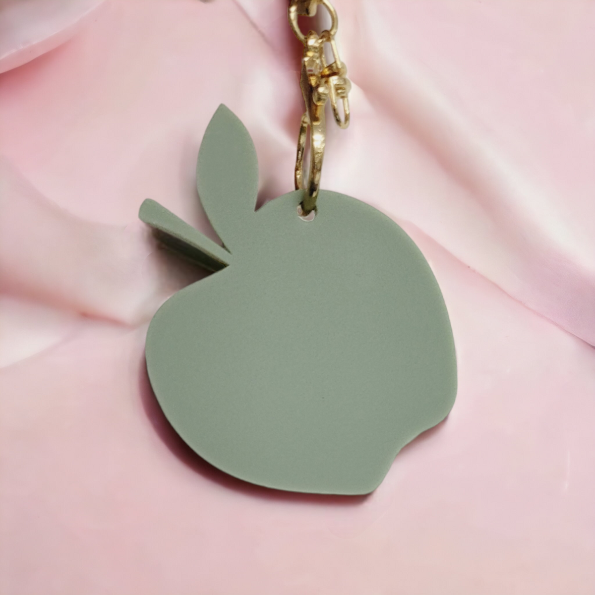 Apple Keyring | Acrylic | Timber — Laser Cut Blanks