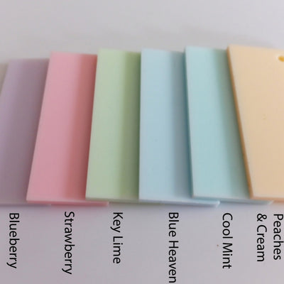 Soft Pastel Acrylic Squares