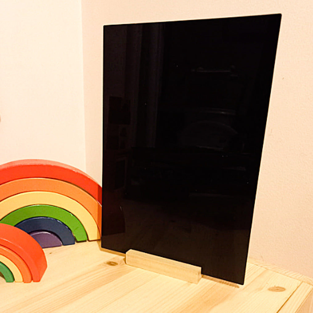 A4 First Day of.. Boards + Wooden Stand
