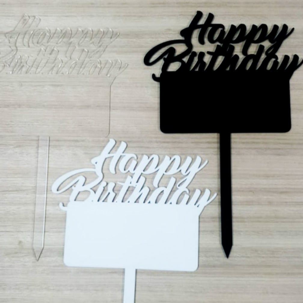 Happy Birthday Cake Topper