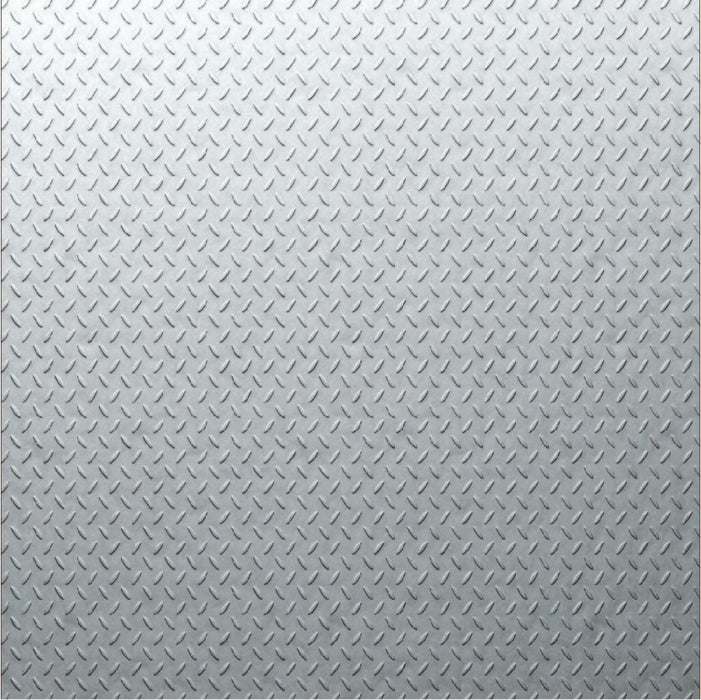 Chequer Plate Sticker Checker Plate - Stainless 2 — Laser Cut Blanks