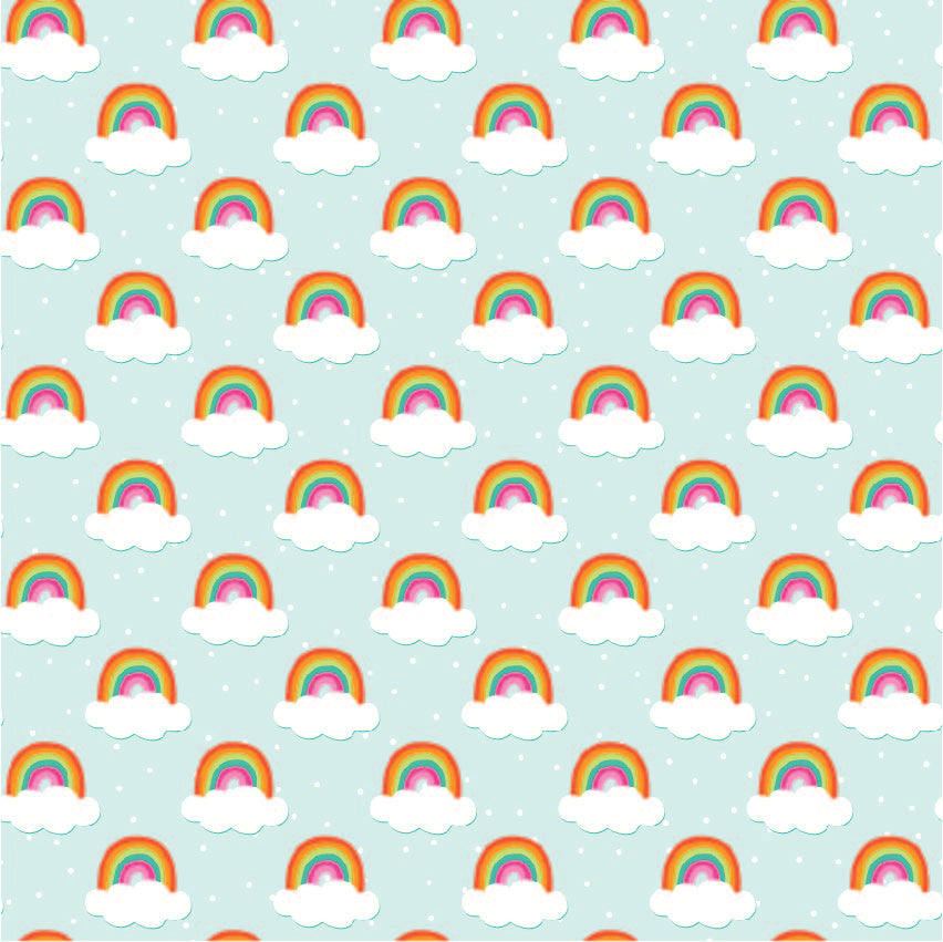 Rainbow and clouds